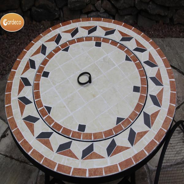 Gardeco, Mosaic Tile Fire Pit Table