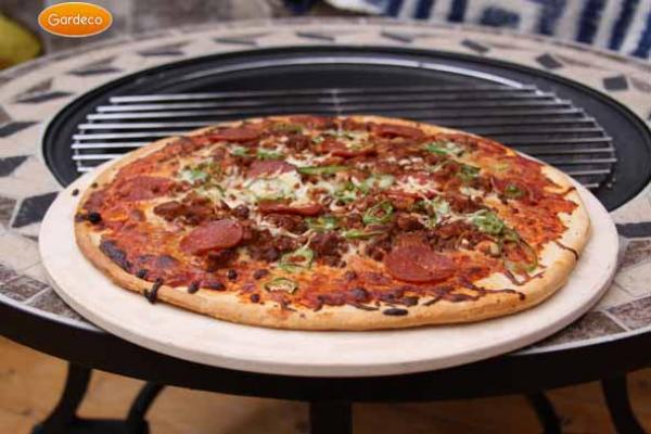 Pizza stone for kamado grill discount